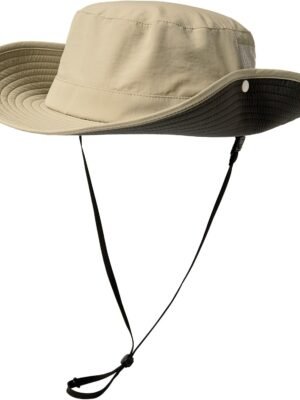 Waterproof Wide Brim Bucket Sun Hat for Summer Fishing Hiking w/Detachable Strap & Vented Mesh