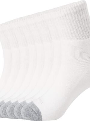 Men's Athletic Ankle Socks 3/8 Pairs Thick Cushion Running Socks for Men&Women Cotton Socks 6-9/9-12/12-15