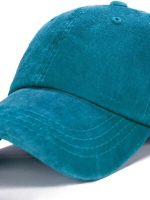 Men Women Baseball Cap-Low Profile Adjustable Washed Cotton Golf Dad Hat