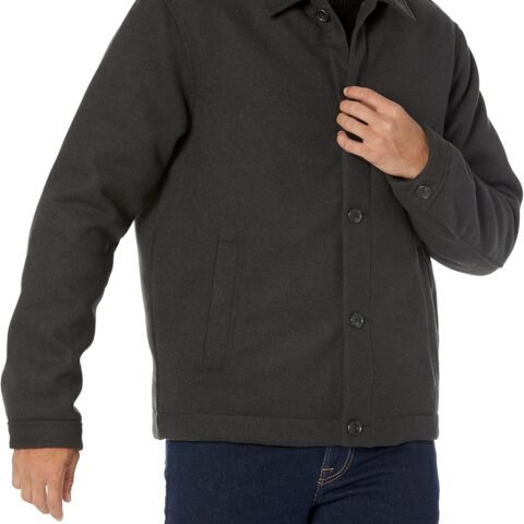 Men's Wool Bomber Jacket (Available in Big & Tall)