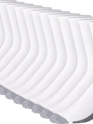 Men's  Cushioned Crew Socks, Moisture-Wicking with Odor Control, Multipack