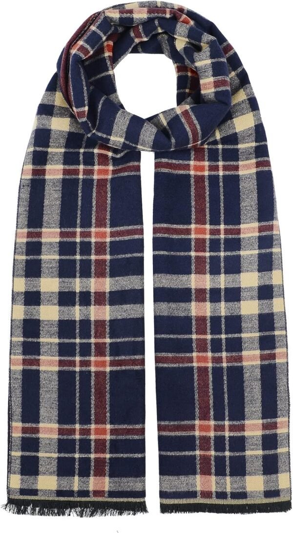Mens Winter Scarf Cashmere Feel Soft Warm Scarves Winter Gifts for Men