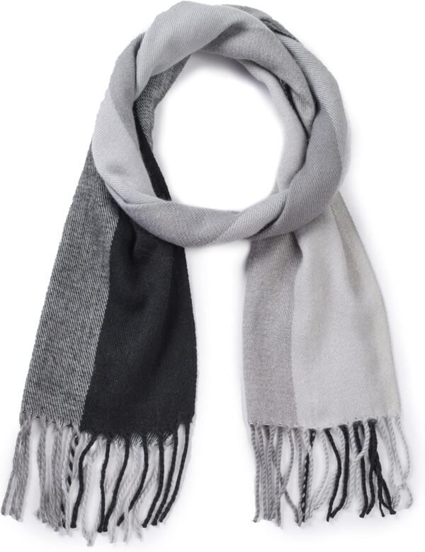 Mens Plaid Scarf Softer Than Cashmere Scarves Winter Shawl