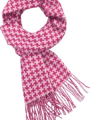 Softer than Cashmere Wool Touch Tassel Ends Plaid Check Solid Scarf