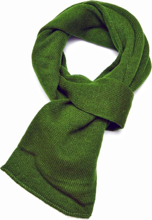 Men Classic Knit Winter Scarf Warm Double layer