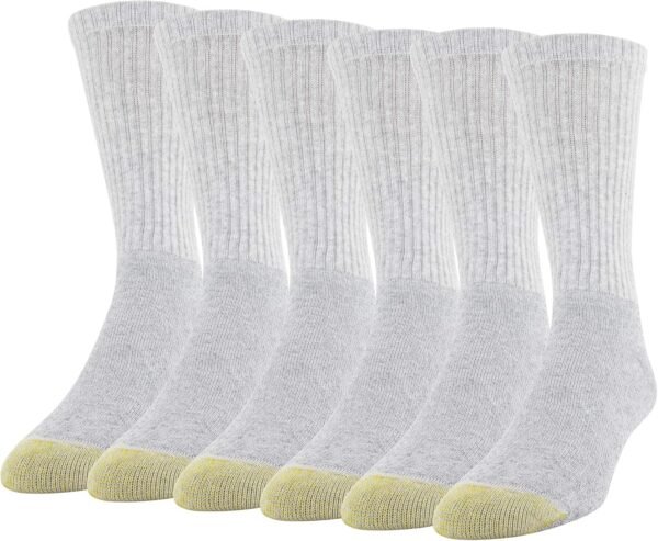 Men's Sport 656 Cotton Crew Socks 6 Pack